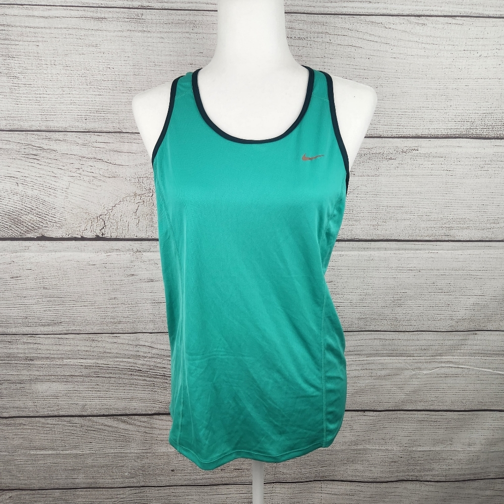 Nike Dri-Fit Active Breeze Teal Racerback Tank Top